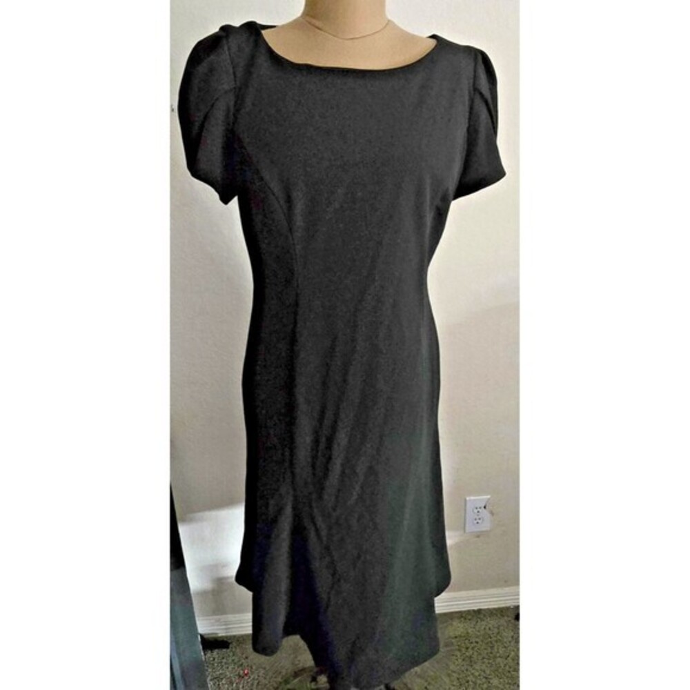 Shelby & Palmer Womens Black Fit and Flare Dress Sleeveless Cocktail LBD size 14